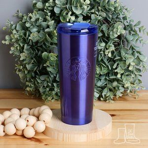 Starbucks Summer 2021 Cobalt Blue Stainless Steel Tumbler 16oz